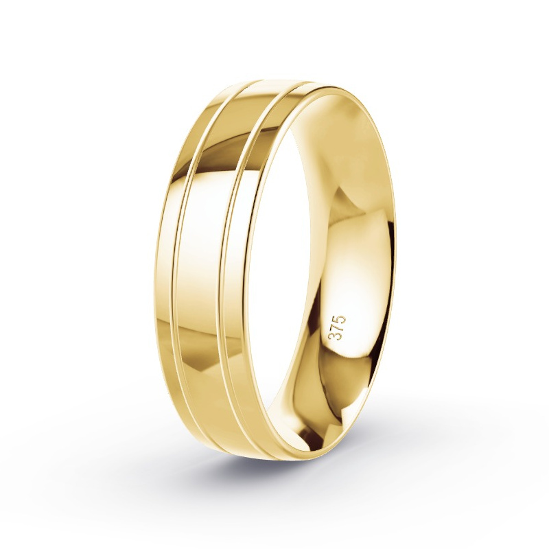 Wedding Ring 9ct Yellow Gold - Model N°2163